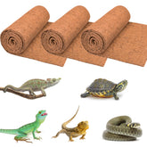 ZeeDix Tapis coco réptile en rouleaux 24x48, pratique pour terrarium.