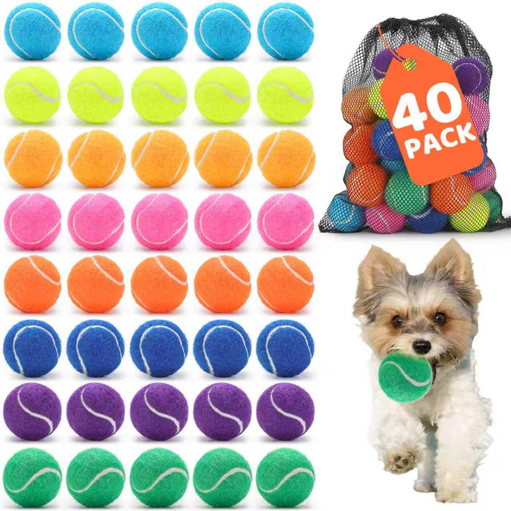 Zeefpod balles tennis chien 2-pouces, lot idéal pour plusieurs chiens