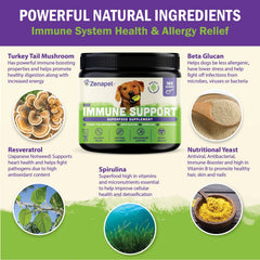 Ingrédients clés: bêta-glucane, spiruline et champignon queue-de-dinde pour soutenir le bien-être.