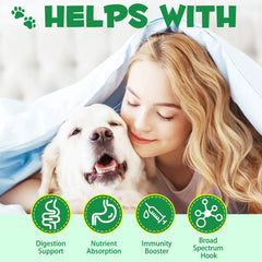 Zenpaws No More Worms – formule étendue pour le confort intestinal