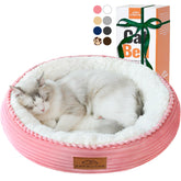 Zerbuger lit rond lavable rose, vue d’ensemble et confort apaisant