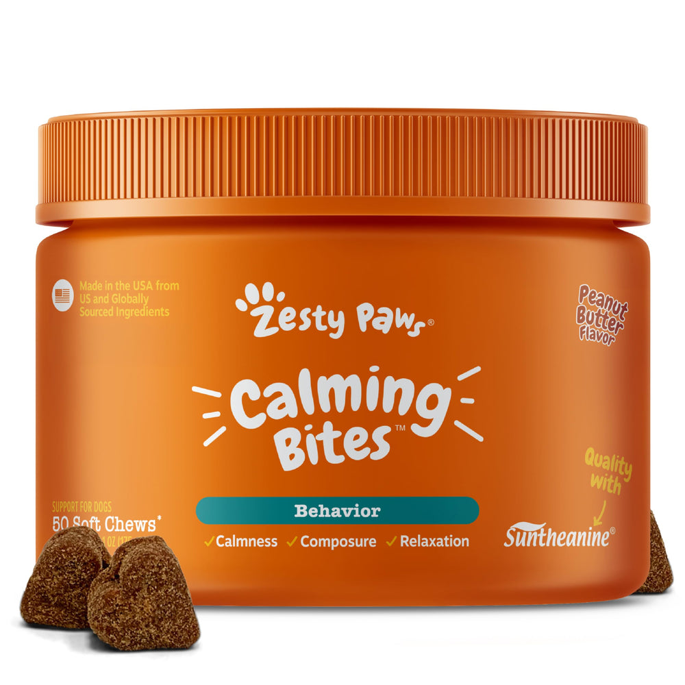 Zesty Paws bouteille de 50 unités, détente potentielle pour chien