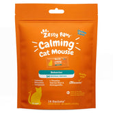 Mousse apaisante Zesty Paws pour chats – bouteille pratique pour moments stressants.
