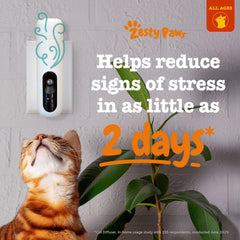 Recharge Zesty Paws pour diffuser, maintien du calme sur 30 jours.