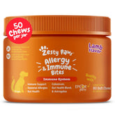 Bouchées Zesty Paws pour chien, flacon – soutien digestif et immunitaire