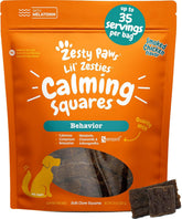 Zesty Paws Lil Zesties emballage apaisant pour chien, facile à intégrer dans la routine.