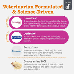 Zesty Paws OptiMSM, muscle et soutien quotidien pour chiens.