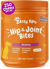 Zesty Paws Hip et Articulations emballage canard pour articulations des chiens