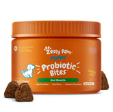 Bouteille Zesty Paws Probiotiques chiots favorisant la digestion et la flore intestinale.