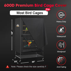 Protection UV du couvre-cage Zettum pour limiter la décoloration.