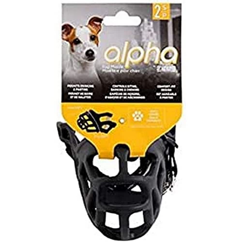 ZEUS Alpha masque-tpr-petit-chien-confort: prévient morsures lors des promenades.
