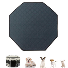 Tapis octogonal Zhilishu pour enclos chien, absorption efficace et nettoyage facilité.