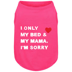 ZIAGAOP t-shirt chien imprimé rose, confort doux pour toutes les saisons.