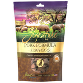 Biscuit Zignature au porc, ingrédients limités, prêt pour récompenser lors de l'entraînement.