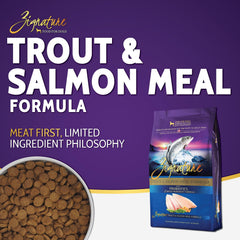 Zignature Trout & Salmon – protéine poisson et oméga-3 pour pelage sain