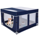 Zikopomi parc chien 42x42 avec tapis absorbant protège le sol