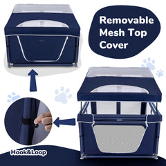 Zikopomi parc chien 600d oxford résistant durable pour usage quotidien