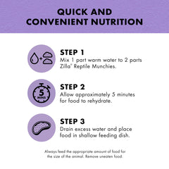 Zilla Reptile Munchies Fruit Mix iguane prêt à manger