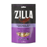 Zilla Reptile Munchies sachet refermable montrant le mélange légumes.