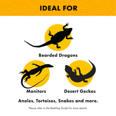 Zilla revêtement absorbant et non abrasif pour reptiles.
