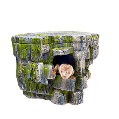 Zilla Vertical Décor Rock Cave - vue dedans, aspect naturel dans le terrarium