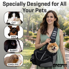 Zingaroo Sling – triple système de sécurité pour éviter les évasions.