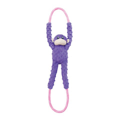 ZippyPaws RopeTugz avec singe en corde robuste, parfait pour des jeux de tir intenses et durables.