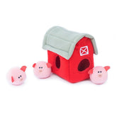 ZippyPaws Burrow montre la porcherie-cochon à ouverture, idéale pour stimuler l’esprit lors des sessions de jeu.