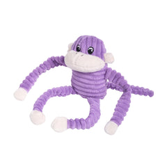ZippyPaws Crinkle Monkey peluche douce, contact tendre pour câliner et apaiser les chiots
