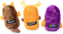 Lot trio sans bourrage ZippyPaws, trois compagnons pour enrichment varié.