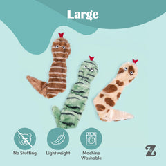 ZippyPaws Skinny Peltz peluche douce offrant confort lors du jeu