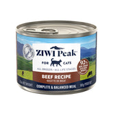 Nourriture humide ZIWI Peak pour chat boeuf en pâté, emballage pratique.