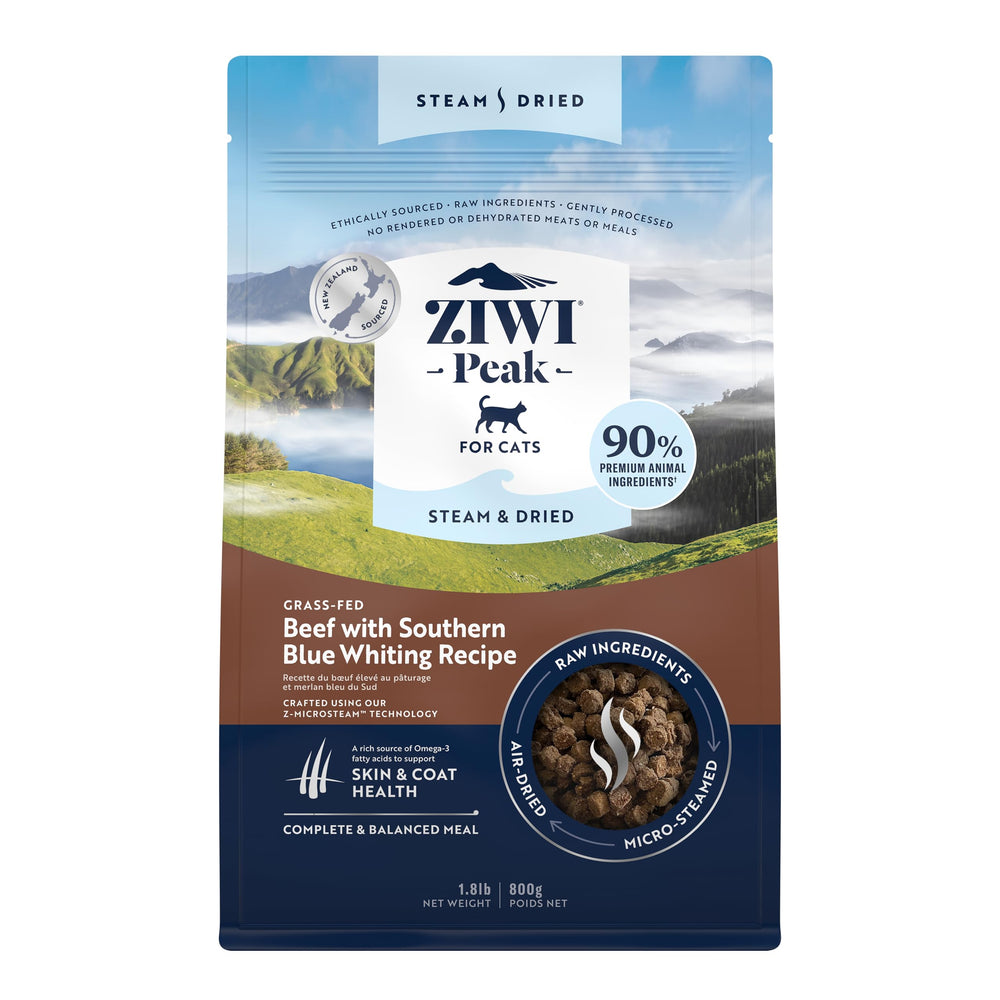 ZIWI Peak emballage montrant une nutrition complète pour chat.