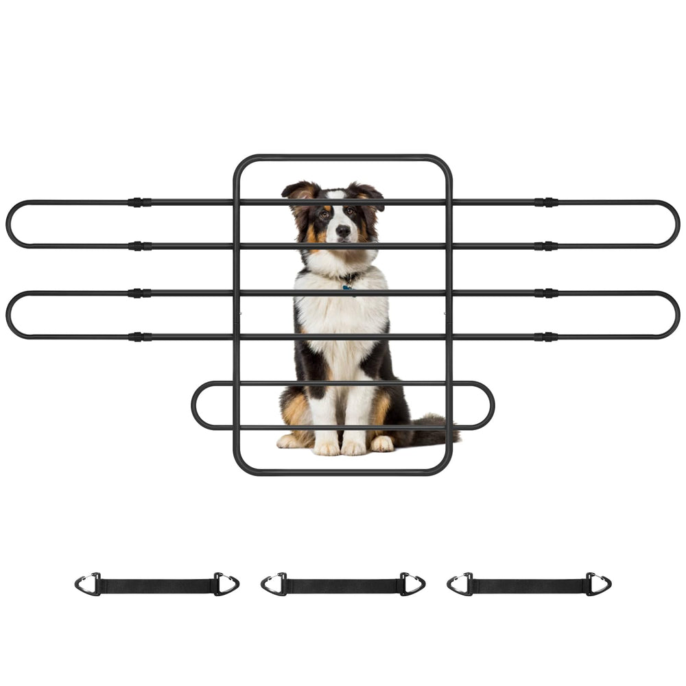 Barrière Zmgdrm pour voiture, montage sur l’arrière, sécurité améliorée pour le conducteur et le chien.