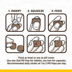 Arômes naturels qui renforcent l'attrait des Zoë Pill Pops.