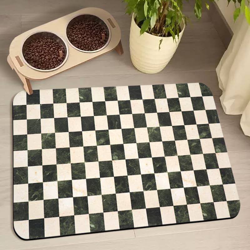 Tapis Zoeeya alimentation chien imperméable plaid, absorbe rapidement les liquides.