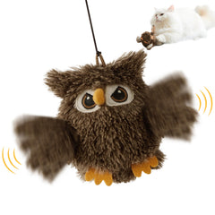 ZOMISIA oiseau-chat battant peluche: stimule l'activité et amuse votre chat.