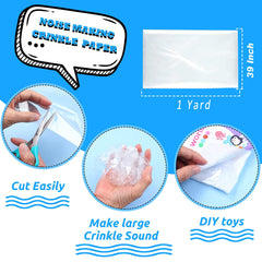 Zonon film PET bruitant pour jouets animaux, idéal pour textures sonores.