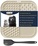 Zonopy tapis de léchage avec ventouses, adhérence murale pour distraction pendant le toilettage.