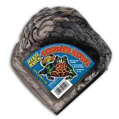 Zoo Med abreuvoir coin-rock XL, polyvalent pour eau ou nourriture.
