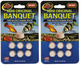 Zoo Med Alimentateur Bloc Banquet Mini dans un aquarium, alimentation pratique.