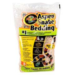 Zoo Med Aspen Snake Bedding pour serpents, litière absorbante sans odeurs.