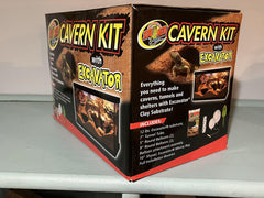 Zoo Med Cavern Kit Excavator ballons 5 et 9 pouces pour abris variés.
