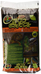 Zoo Med Eco Earth : substrat fibre coco pour terrarium et humidité stable.