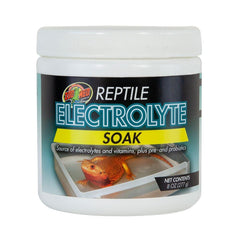 Zoo Med Electrolyte Soak, bouteille 16 oz, soutien à l'hydratation des reptiles