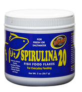 Zoo Med Spirulina 20 flocons – emballage pratique pour l alimentation quotidienne