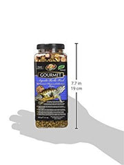 Zoo Med Gourmet Tortue Aquatique — emballage pratique facilitant le stockage et l'alimentation.