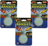 Zoo Med Plankton Banquet bloc géant, nourrissage durable pour poissons d'aquarium