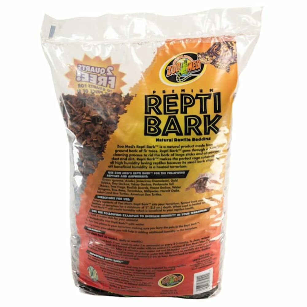 Zoo Med Repti Bark substrat naturel ecorce sapin broyee pour terrarium humidifie