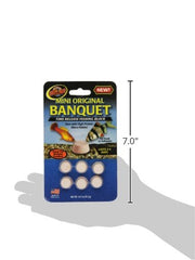 Zoo Med Banquet Block Mini – alimentation lente et régulière pour poissons délicats et alevins.